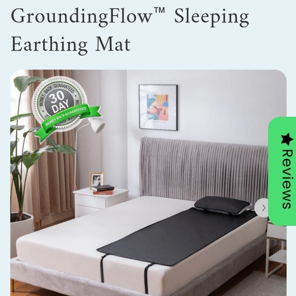 None Other - NWT GroundingFlo Sleeping Earthing Leather Mat Pad 68cm X 185cm
